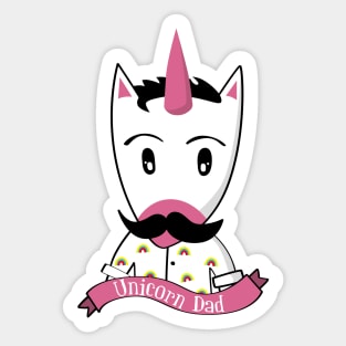 Unicorn dad Sticker